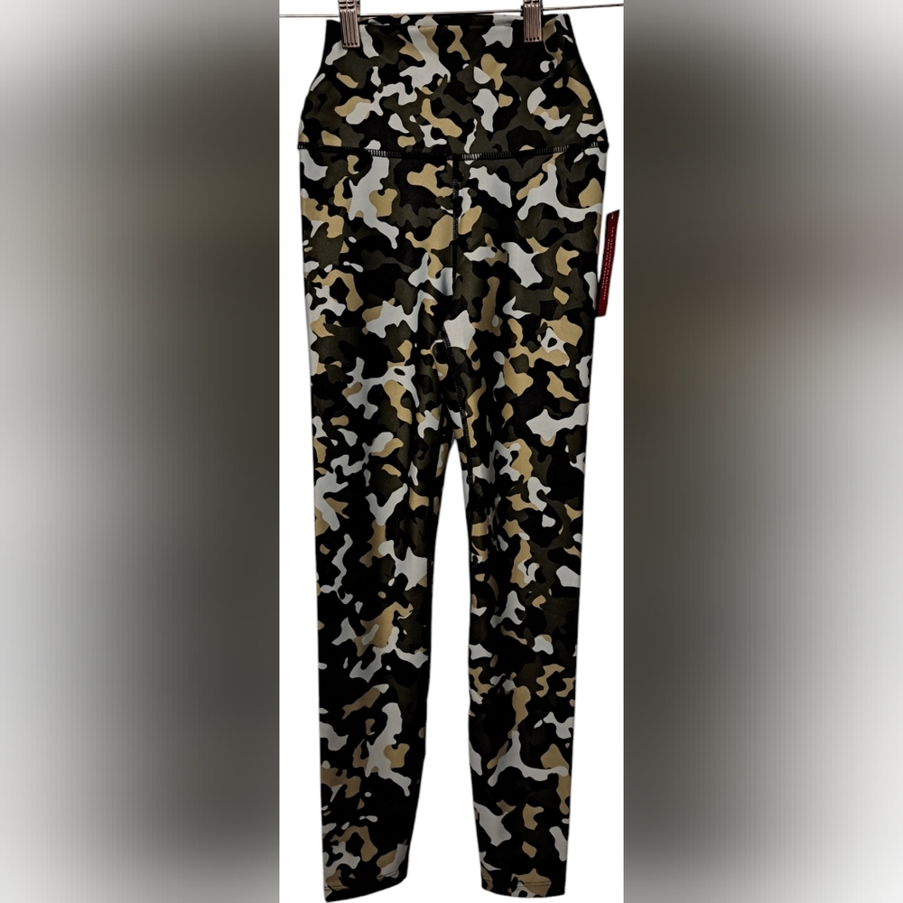 NWT Carbon38 Green Camo Workout Leggings XXS